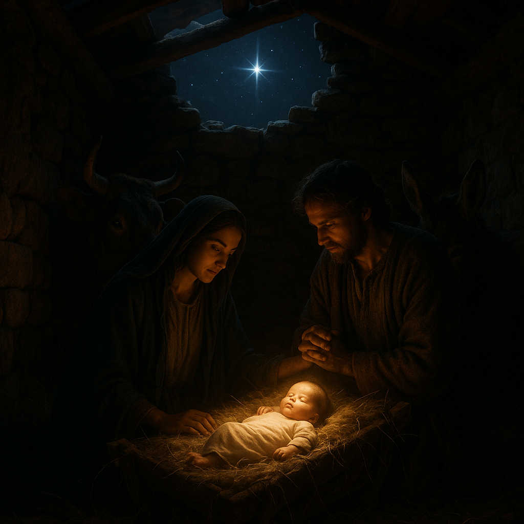 Nativity story — the stable in Bethlehem